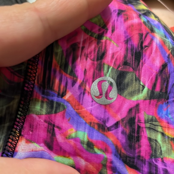 Lululemon Base Pace High-Rise Running Tight 25" Hyper Flow Pink Multi Size 0 - Picture 6 of 6